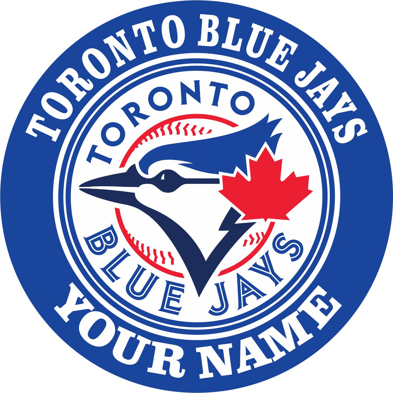 Toronto Blue Jays Customized Logo vinyl decal